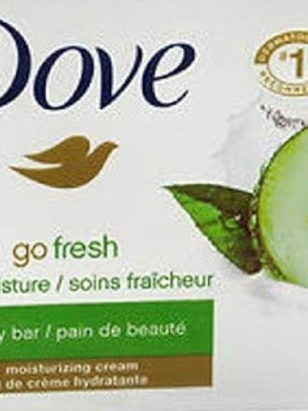 Go Fresh Cucumber & Green Tea Beauty Bar - Green